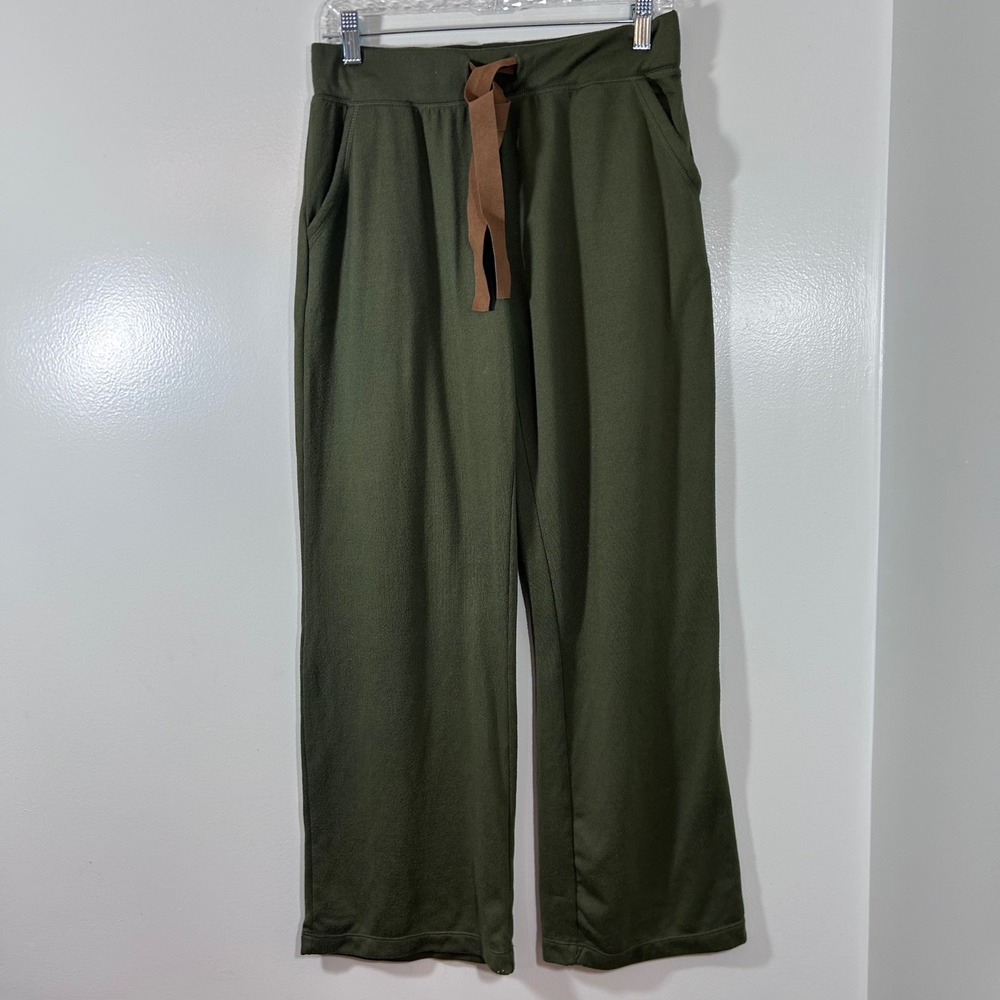 Koolaburra by UGG Olive Green Knit Wide Leg Lounge Pants Small